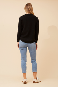 Henry Embroidered Knit Jumper
