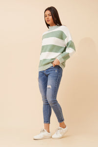 Avery Stripe Knit Jumper