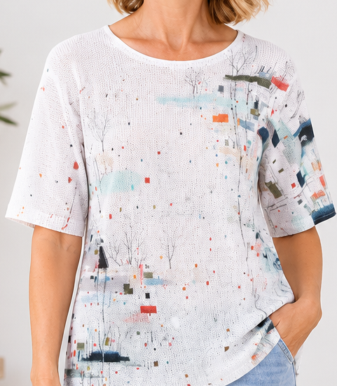 Janie Summer Knit Top