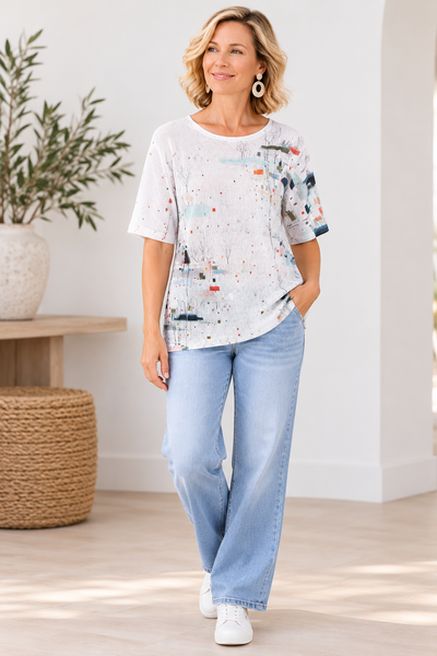 Janie Summer Knit Top
