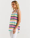 Keira Tank - Rainbow Stripe