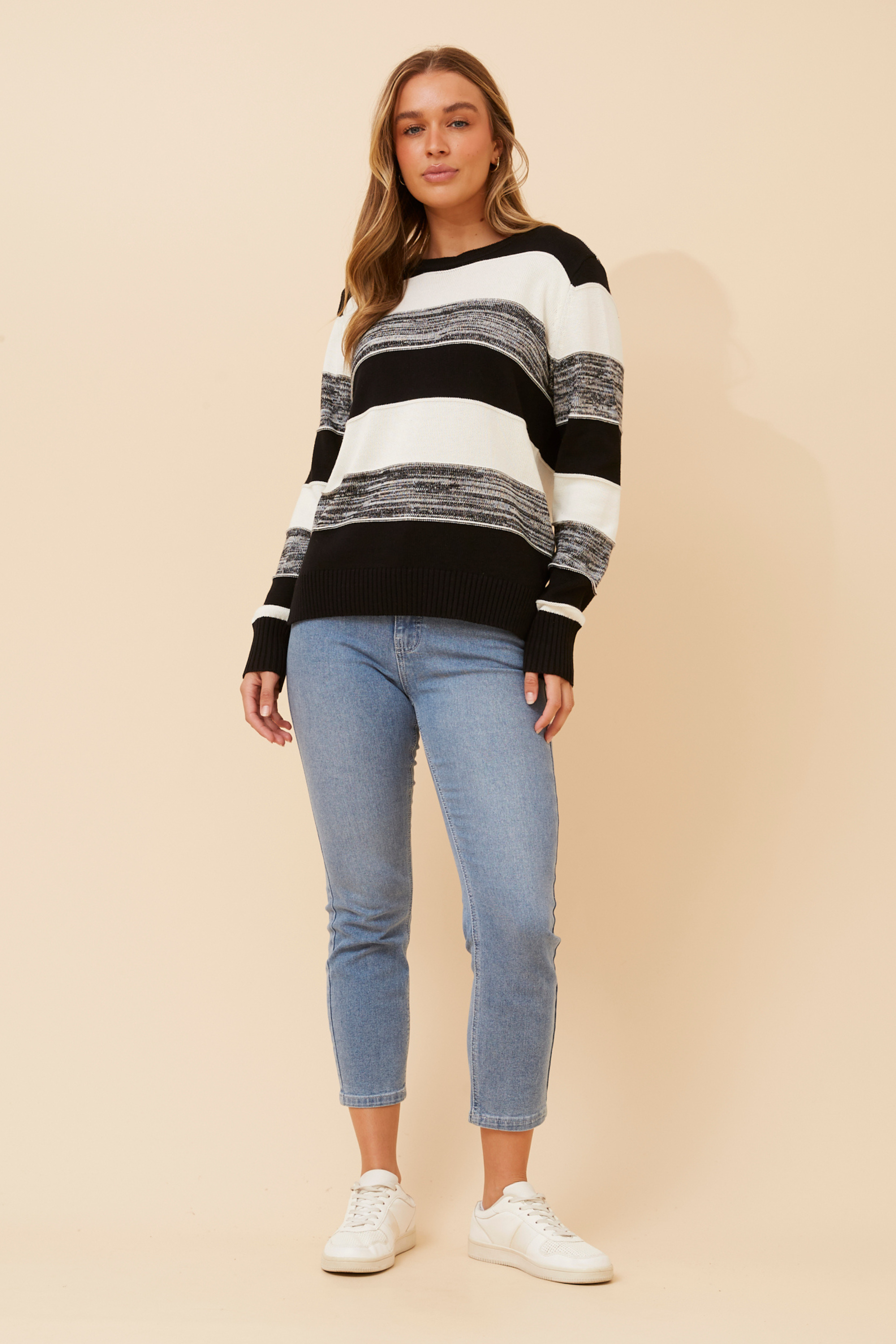Kim Stripe Knit Jumper