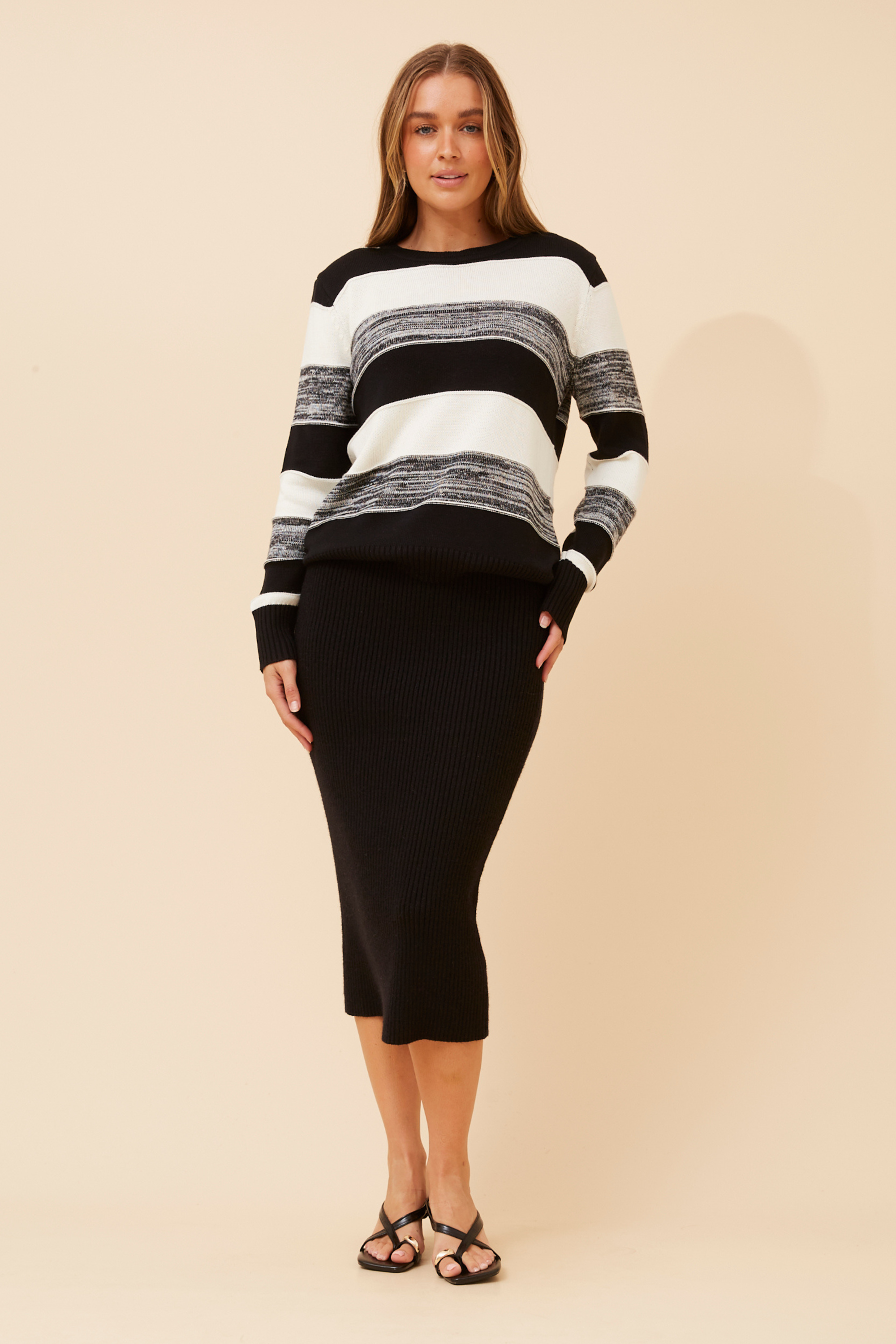 Kim Stripe Knit Jumper