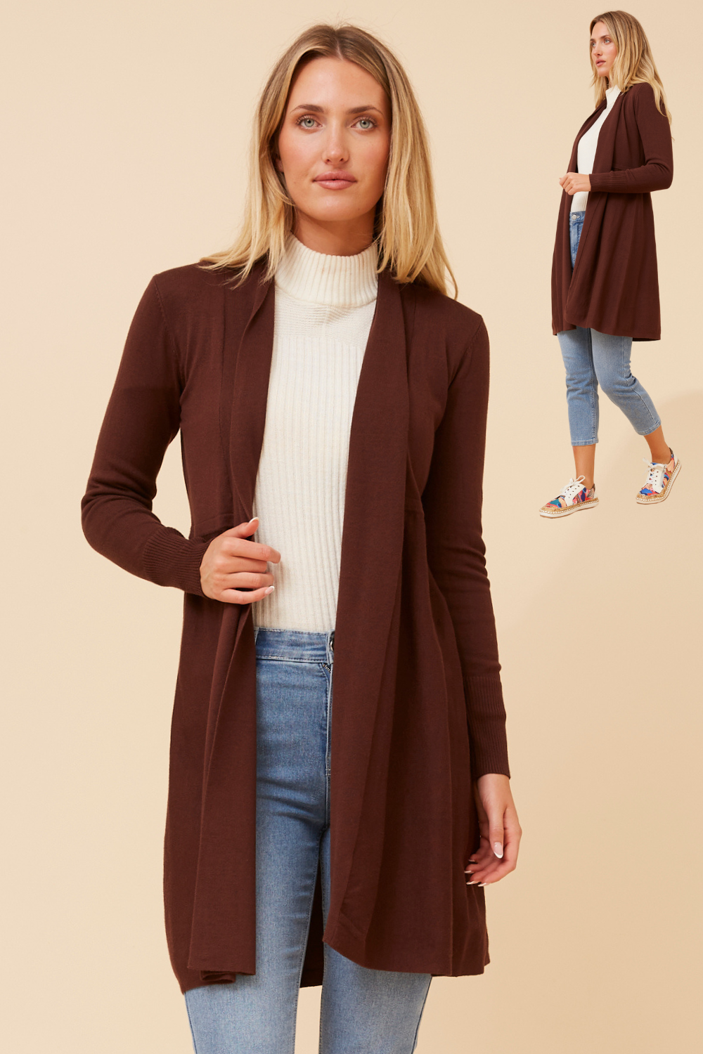 Maddie Open Front Cardigan