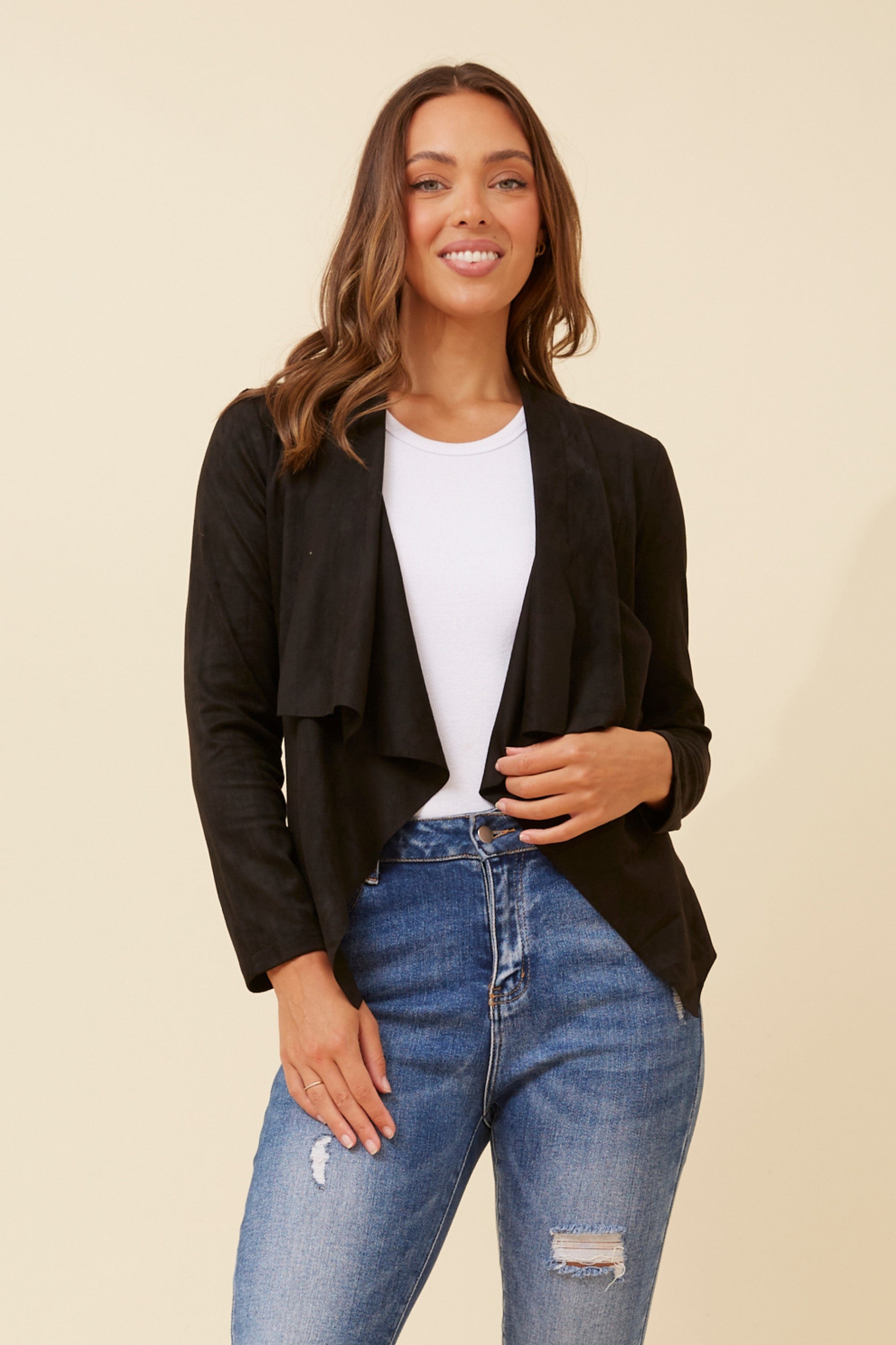 Nico Faux Suede Jacket