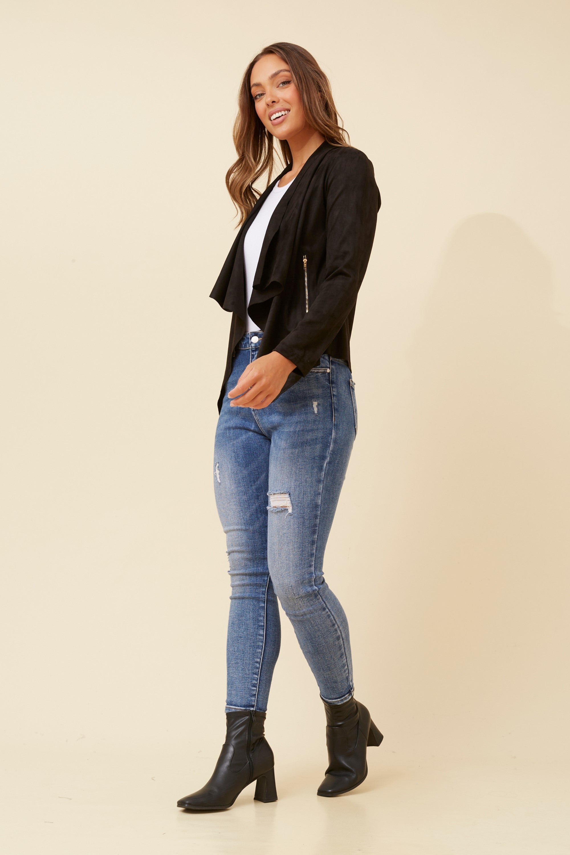 Nico Faux Suede Jacket