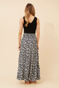 Peggy Floral Maxi Skirt