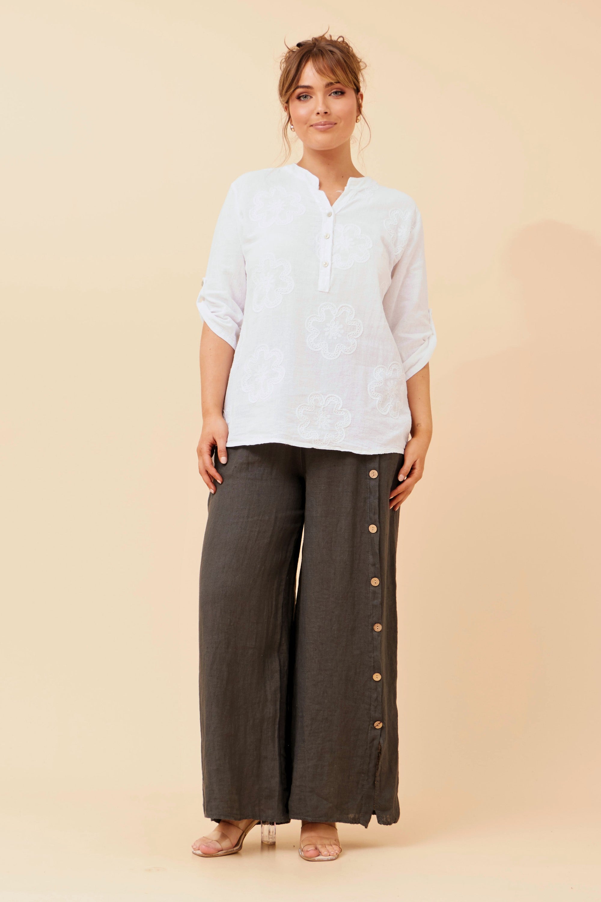 Sarah Floral Embroidered Top