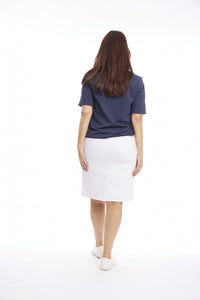 Plain Drawstring Skirt – Cafe Latte