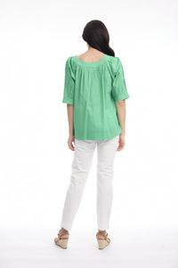 Slub Top Boat Neck