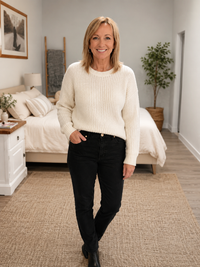 Stacie Classic Black Slim Leg Jeans
