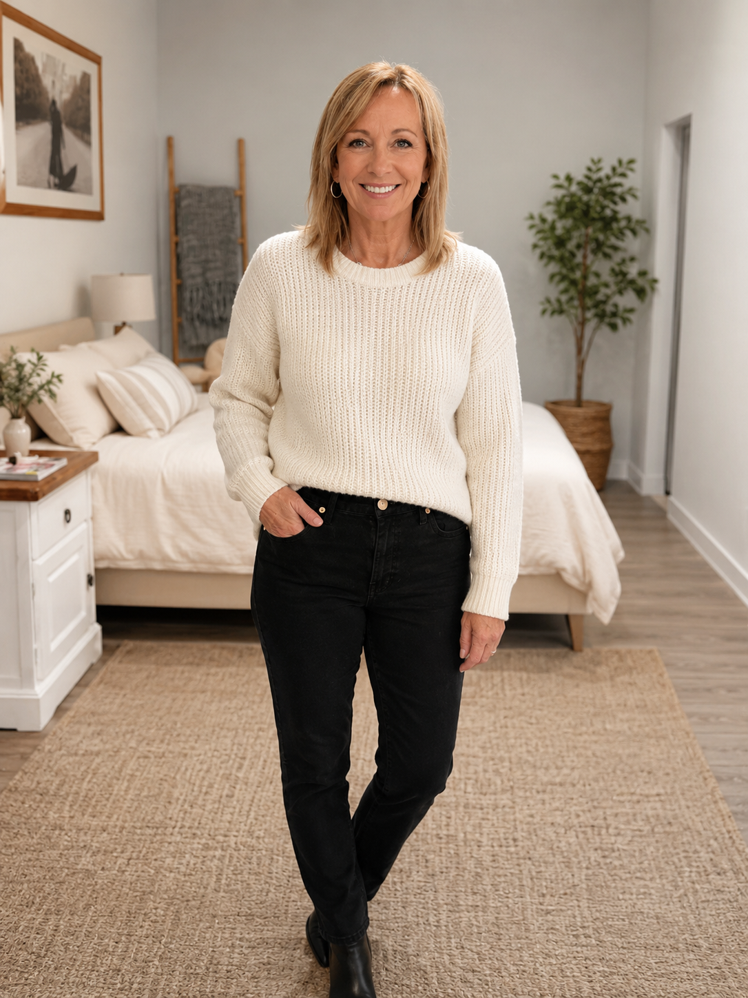 Stacie Classic Black Slim Leg Jeans