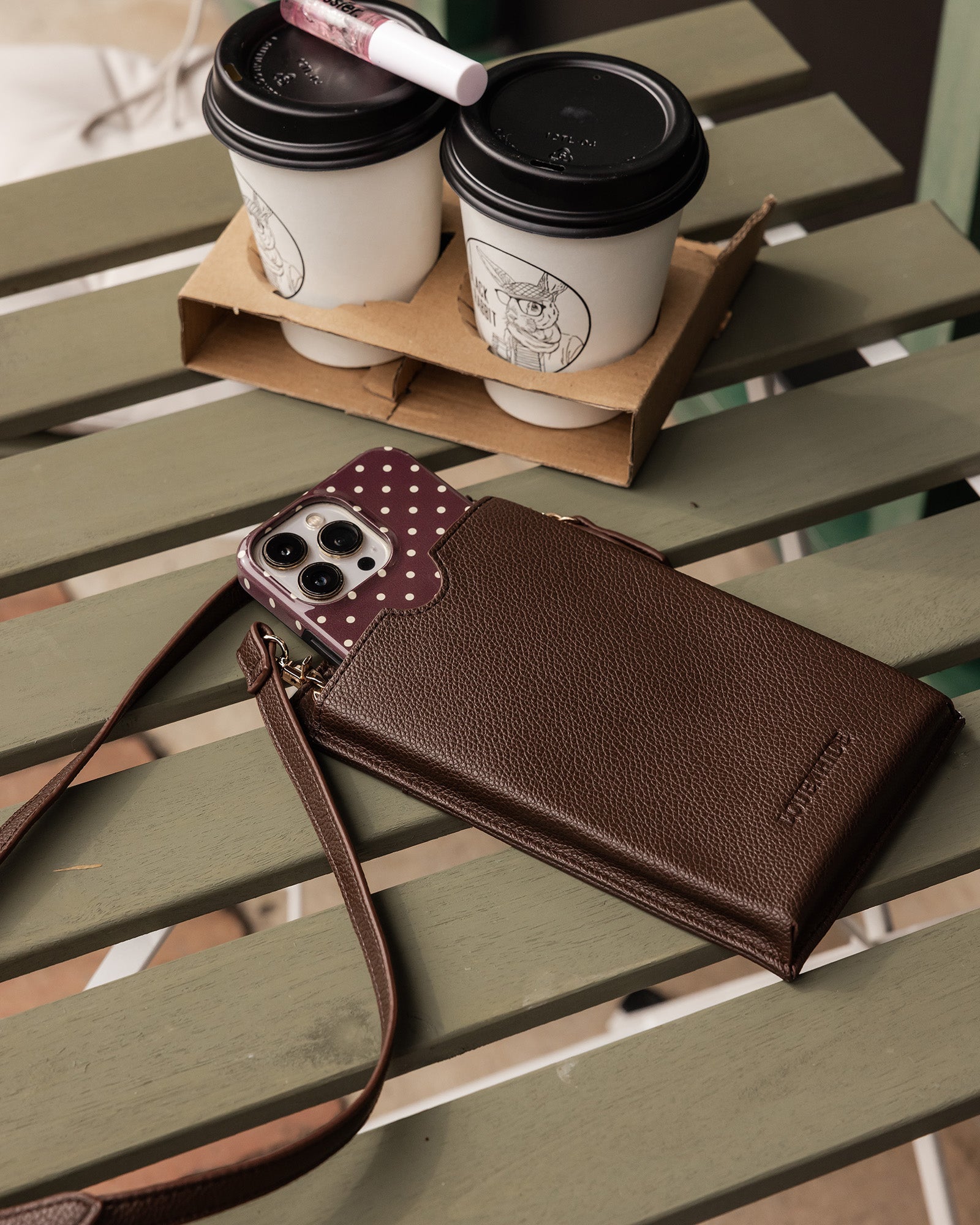 Suki Chocolate Phone Bag