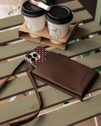Suki Chocolate Phone Bag