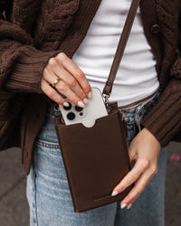 Suki Chocolate Phone Bag