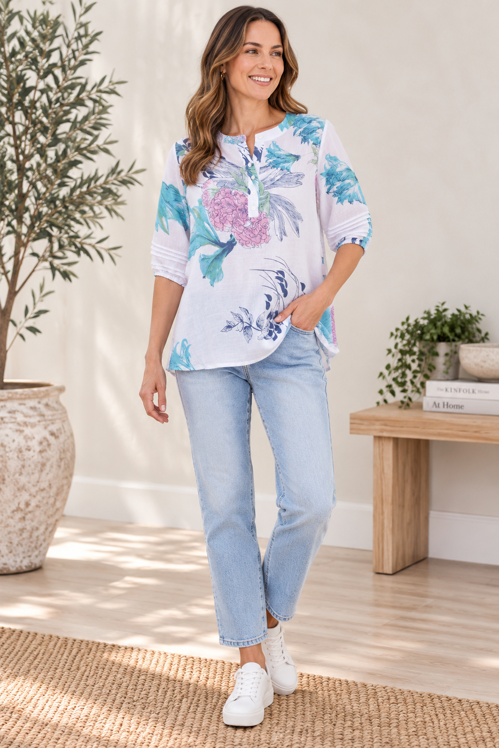 Vivian Floral Top