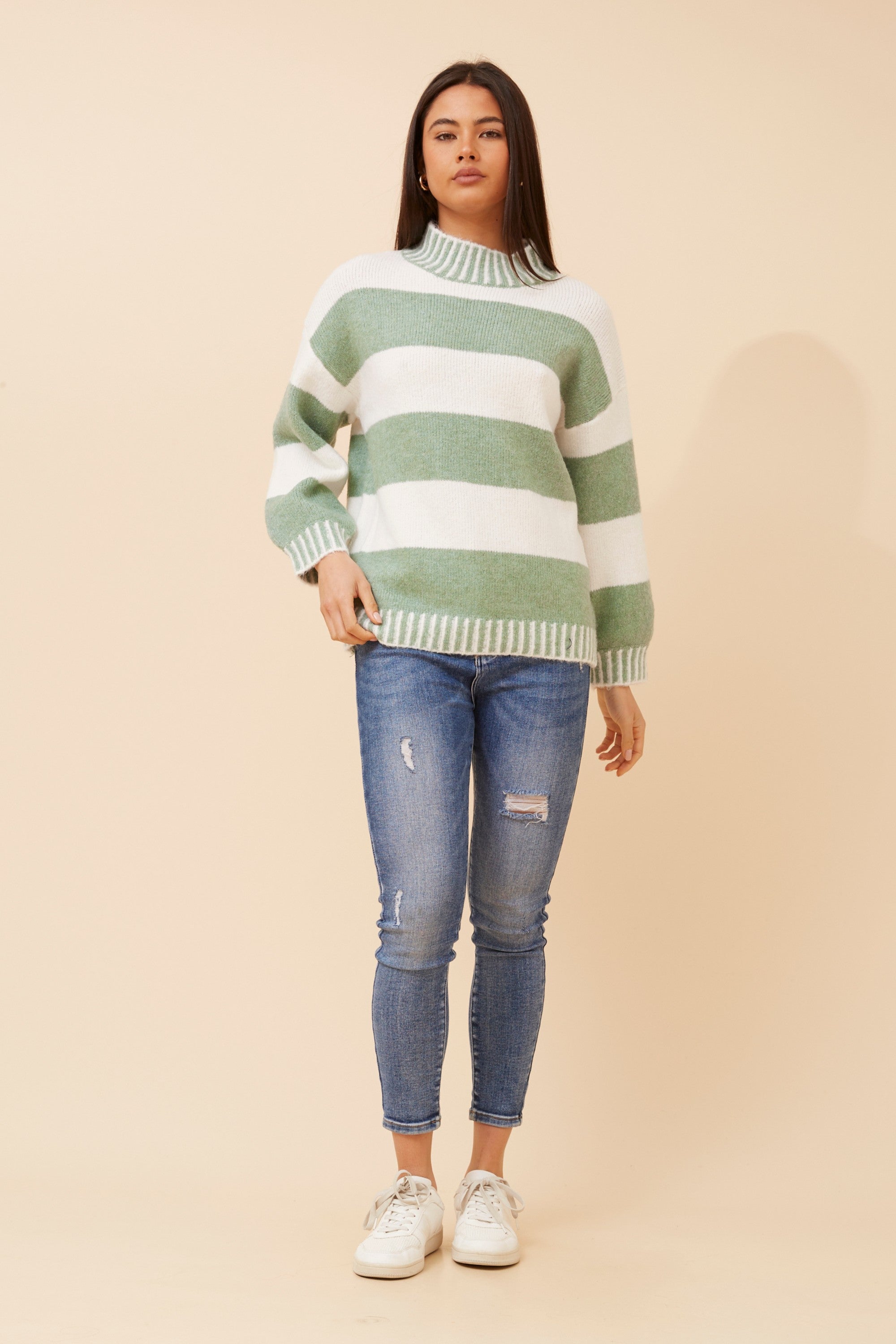 Avery Stripe Knit Jumper