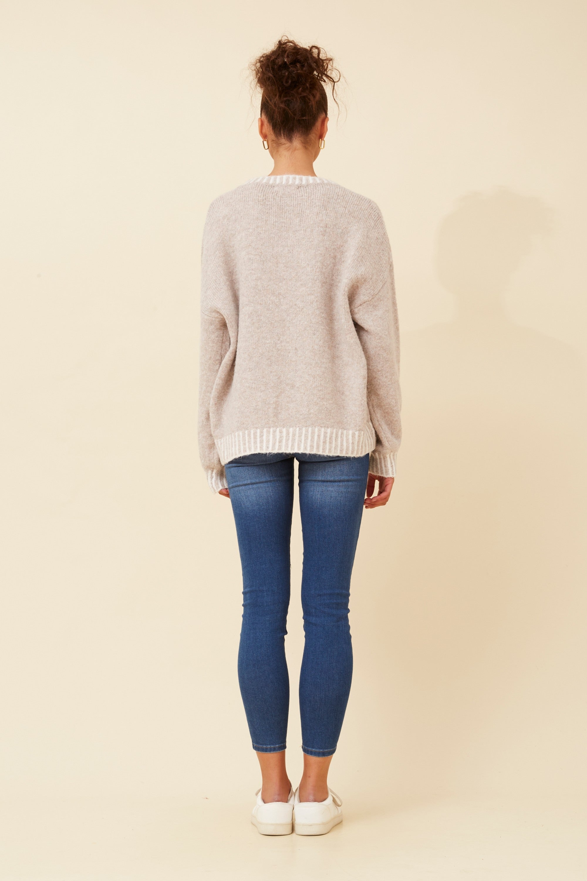 Bronte Blanket Stitch Knit Jumper