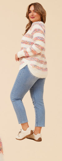 Xena Stripe Knit Jumper