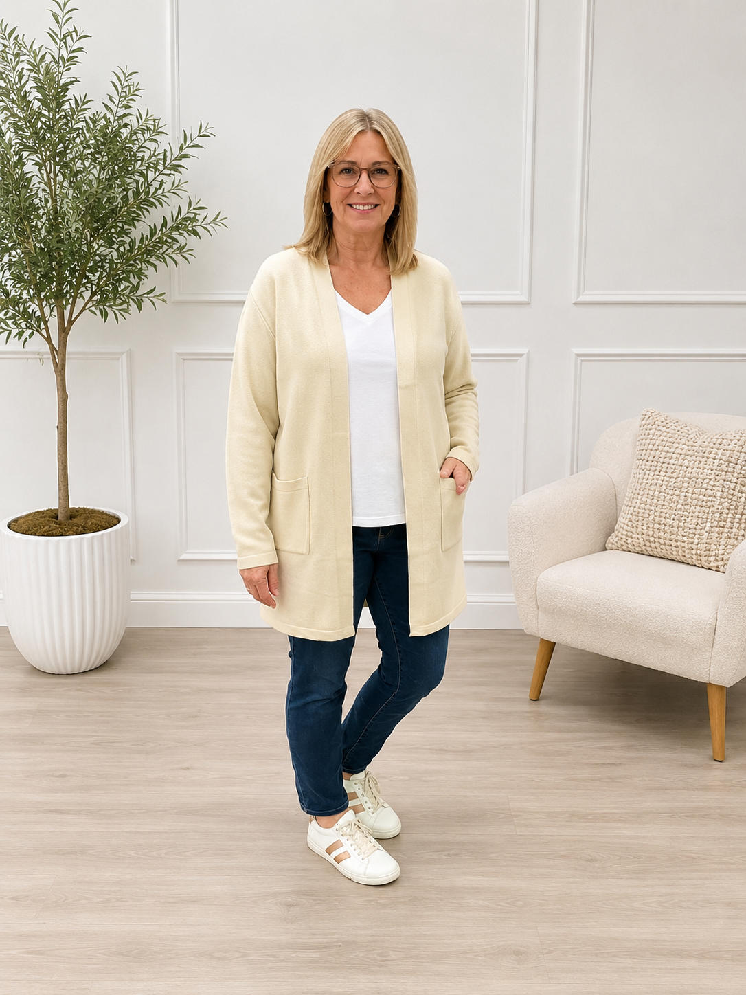 Zabel Open Cardigan
