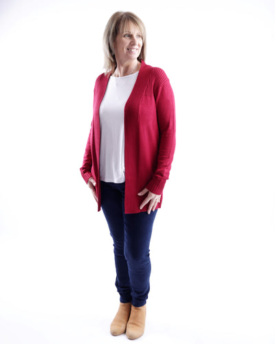 Beck Mid Length Open Front Cardigan. Lots of colour's available!