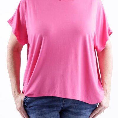 Mavis Bamboo T-shirt  Black/White/Red/Denim/Baby pink