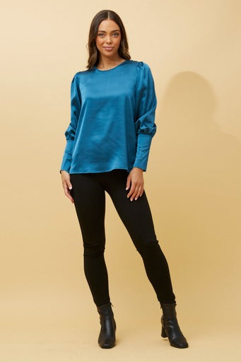 Hailee Satin Blouse