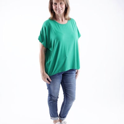 Mavis Bamboo T-shirt  Black/White/Red/Denim/Baby pink