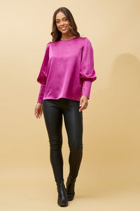 Hailee Satin Blouse