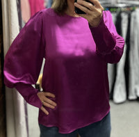 Hailee Satin Blouse